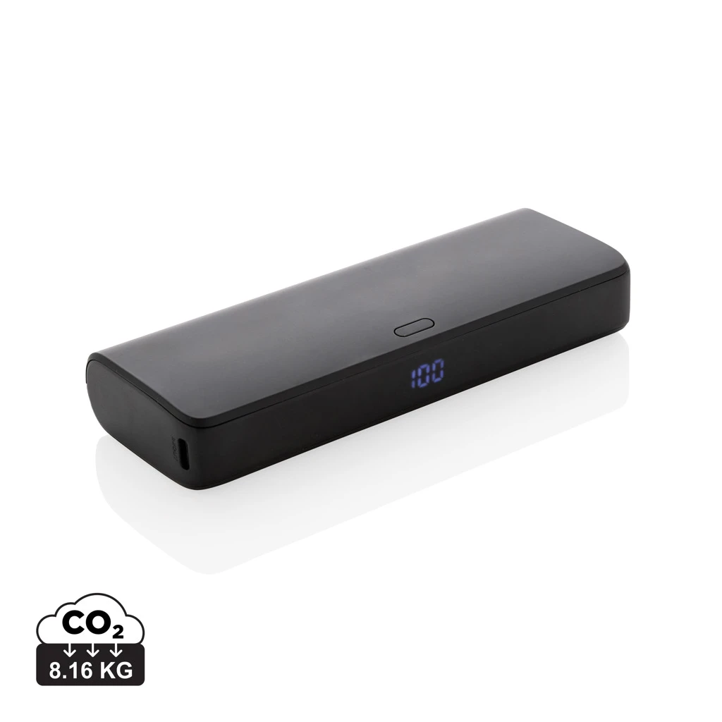 Flashcharge Rcs Rplastic 000 Mah Powerbank Med Hurtig Opl Sort